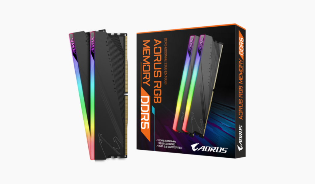 RAM AORUS RGB DDR5 6000MHz di GIGABYTE
